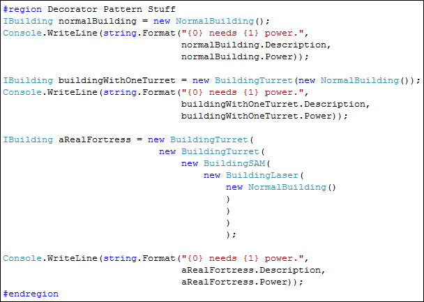 Decorator Usage