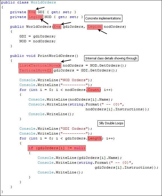 Initial WorldOrders Class