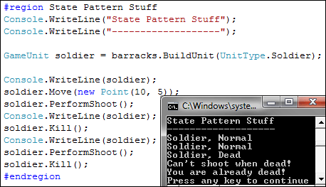 State Pattern Class Diagram